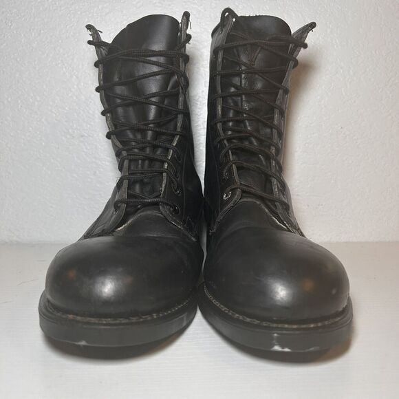 Addison Shoe Company 1978 Vintage Biltrite Boots Mens Size 8W Lace Up Steel Toe - Picture 5 of 10